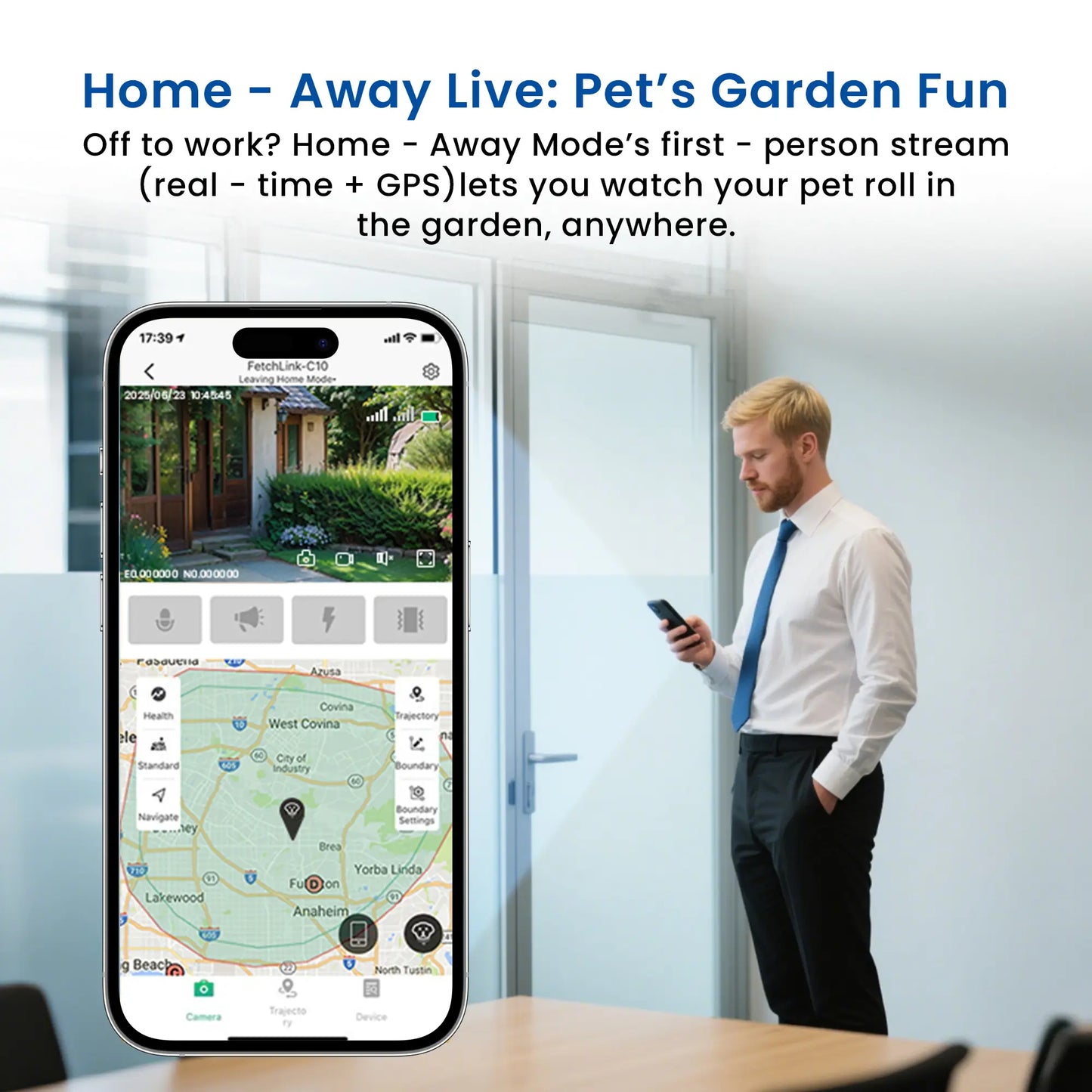 Deroopy Smart Pet Collar with 2K Camera, GPS Tracker & Voice Training – Real-Time Monitoring & Night Vision - Deroopy Pet