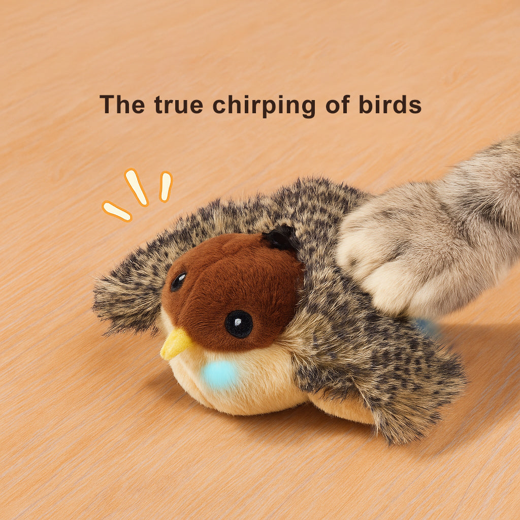 Smart Flying Bird Toy for Cats – Interactive Motion Feather Teaser Keeps Indoor Cats Active & Happy