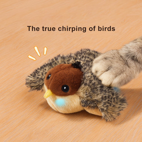 Smart Flying Bird Toy for Cats – Interactive Motion Feather Teaser Keeps Indoor Cats Active & Happy