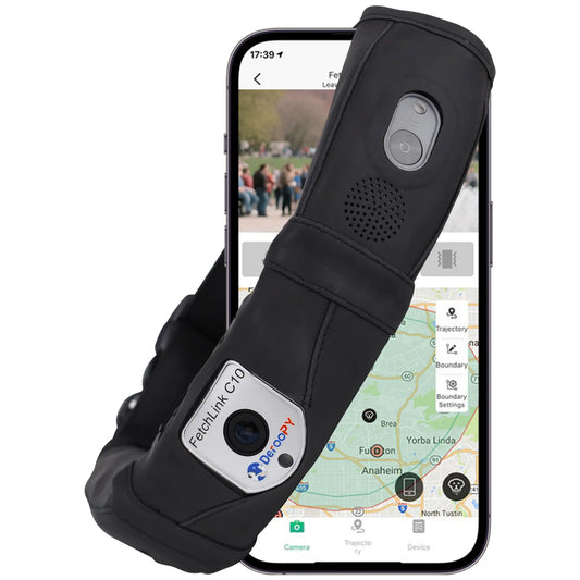 Deroopy Smart Pet Collar with 2K Camera, GPS Tracker & Voice Training – Real-Time Monitoring & Night Vision - Deroopy Pet